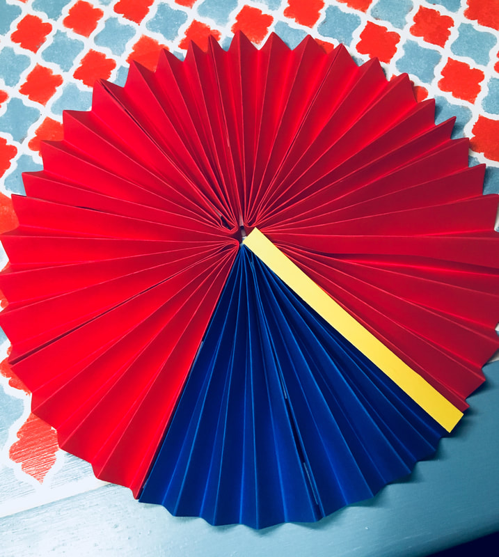 Read about how to make your own paper fans for your parties!